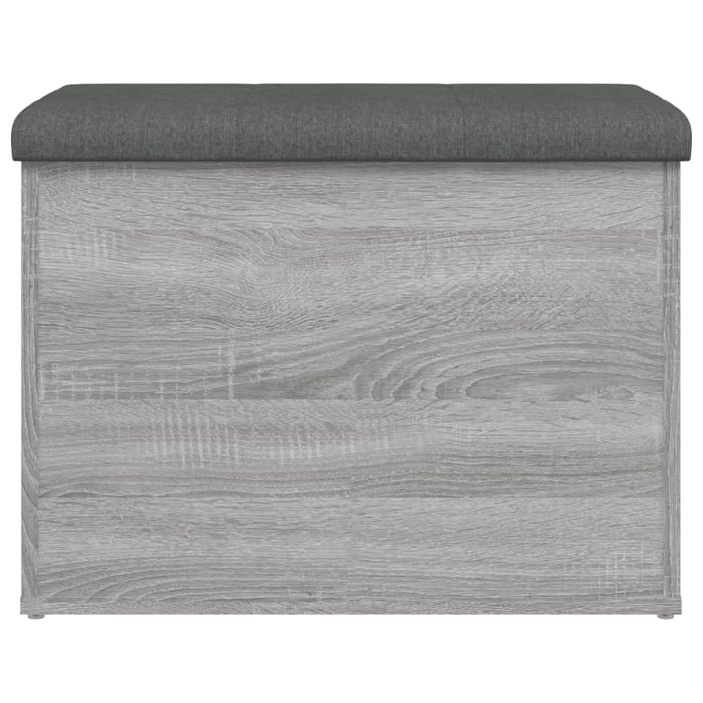 Banco para maletero de almacenamiento interior (banco con almacenamiento para dormitorio, entrada | Baúl y puf de almacenamiento multifuncional (Sonoma gris, 62 x 42 x 45 cm)