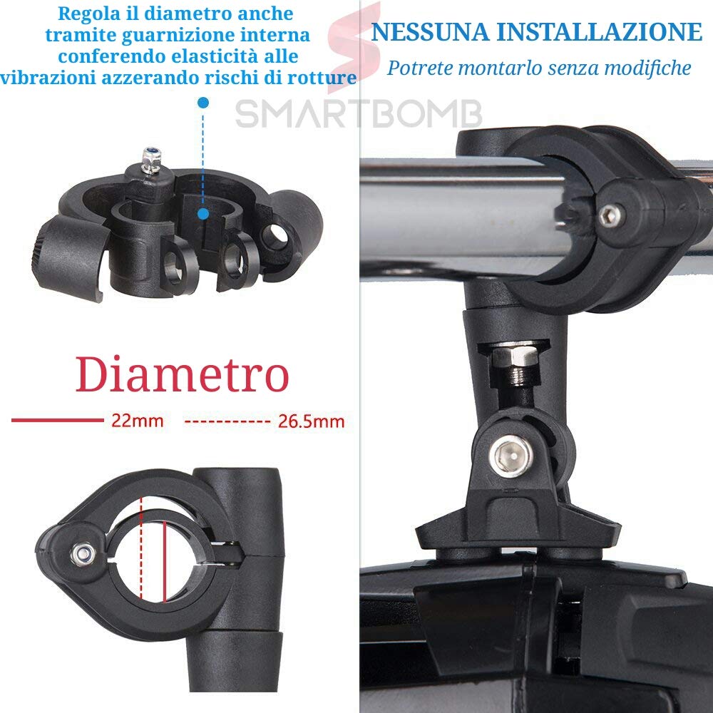 2PCS Faretti LED Moto Supplementari faro di profondità + staffe 360° r 1200 gs f800 gs 700 nc 700x trk 500 x tenerè Motocicletta Motocicli waterproof IP67