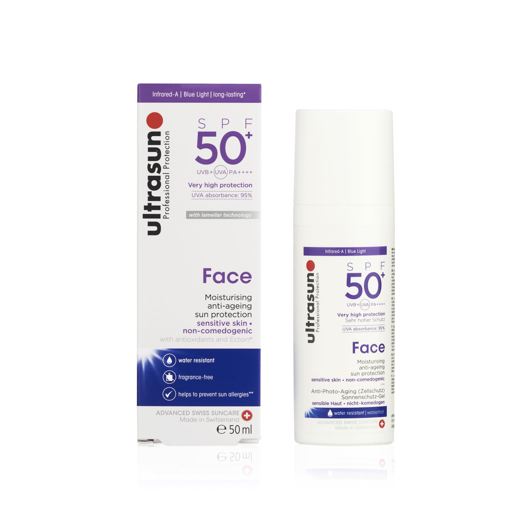 Ultrasun Anti-Ageing Face SPF50+ 50ml , Pack of 1