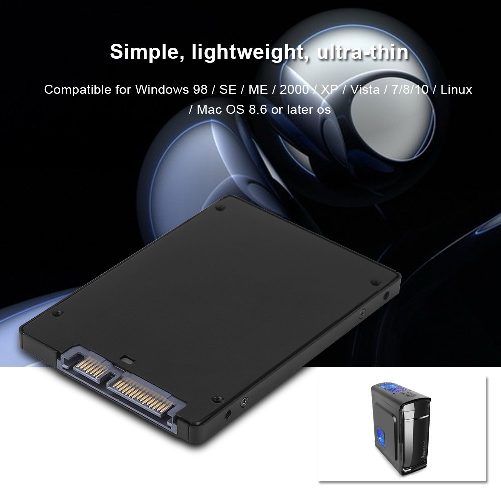 Carcasa Adaptadora Para SSD MSATA A SATA III 2.5 Pulgadas - Aleación De Aluminio, Plug & Play, Sin Herramientas