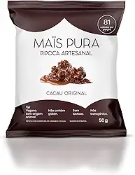 Mais Pura Pipoca Artesanal Maïs Pura Sabor Cacau Original 50G