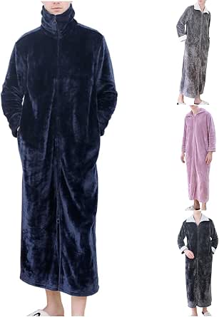 Cambkatl Men's Waffle Hooded Robe Short Kimono Bathrobe Lightweight Soft Loungewear With Pockets