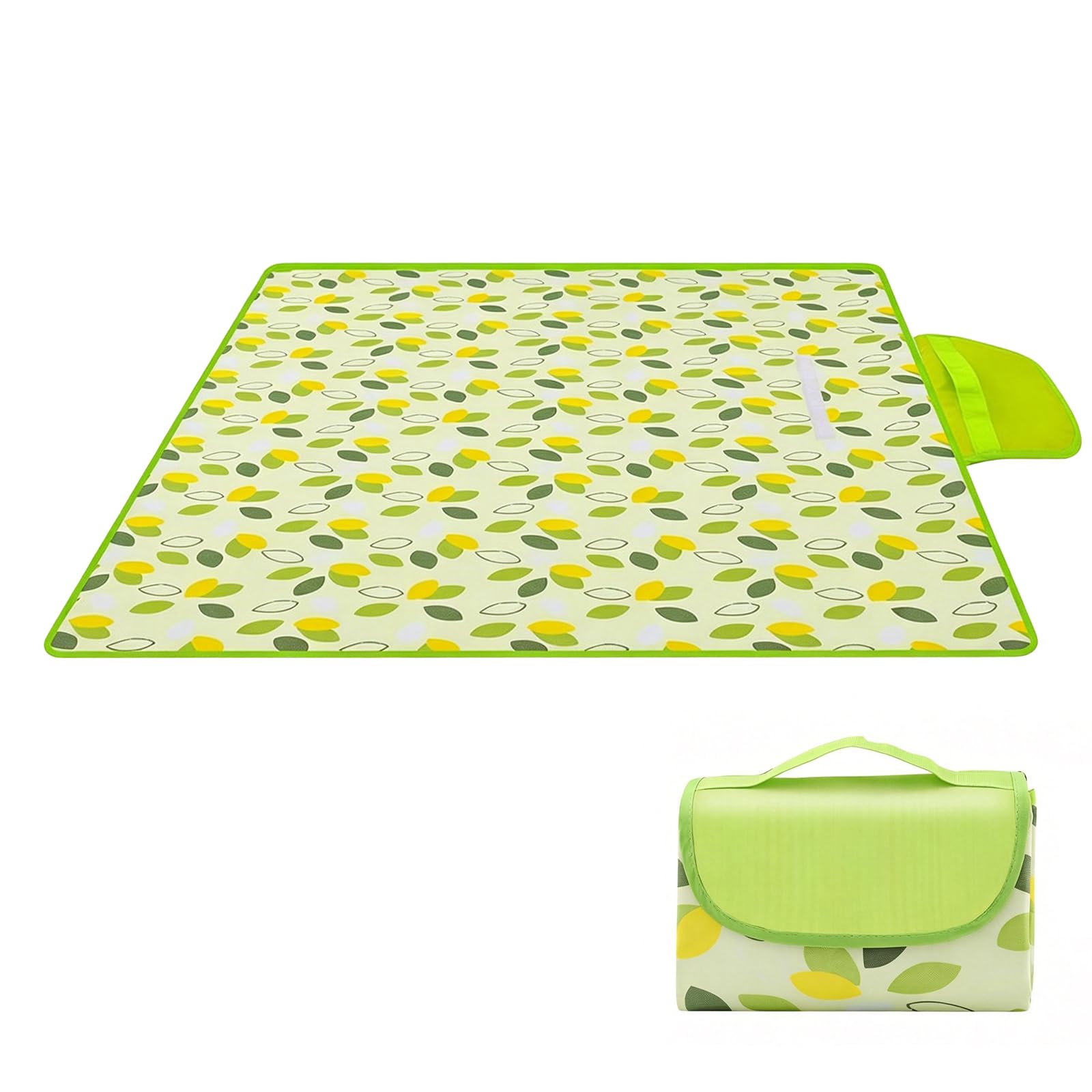Coperta Picnic Impermeabile 200x200cm Gigante Portatile Antisabbia Antierba per Campeggio Spiaggia