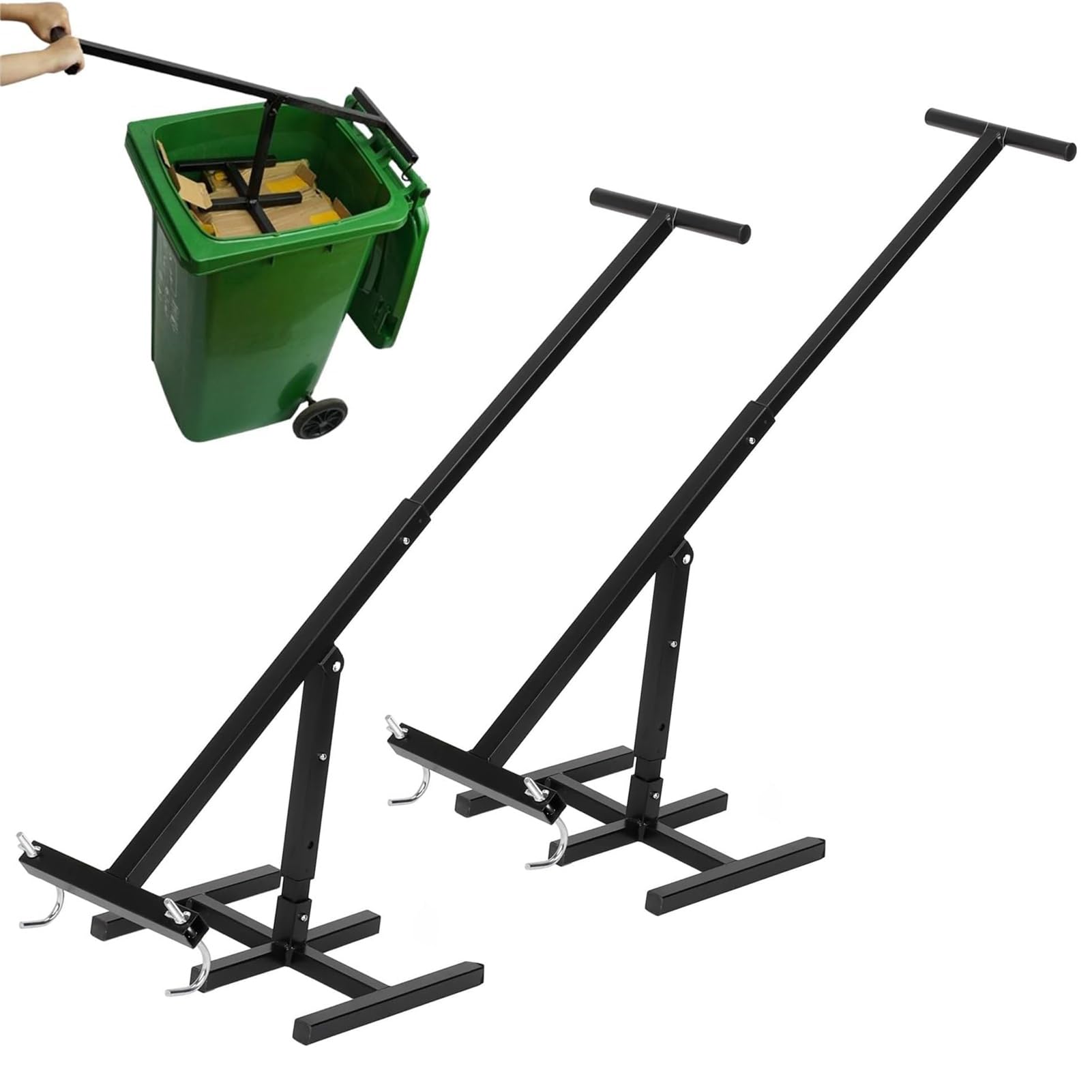 Cardboard Compactor Manual Trash Compactor Touchless Wheelie Bin ...