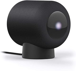 elago HomePod Stand Compatible with 2023 New HomePod 2 / HomePod 1 Speaker - Proper EQ, Easier to Control with better indicator visibility (Black)