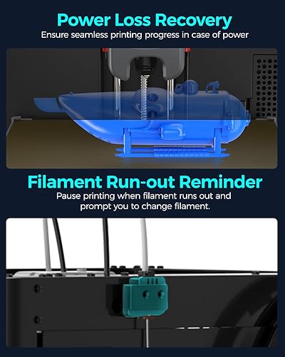 Miniatura 7 de FLASHFORGE Impresora 3D oficial Adventurer 5M nivelación automática, impresora 3D FDM de alta velocidad máxima de 23.622 ins con extrusora directa
