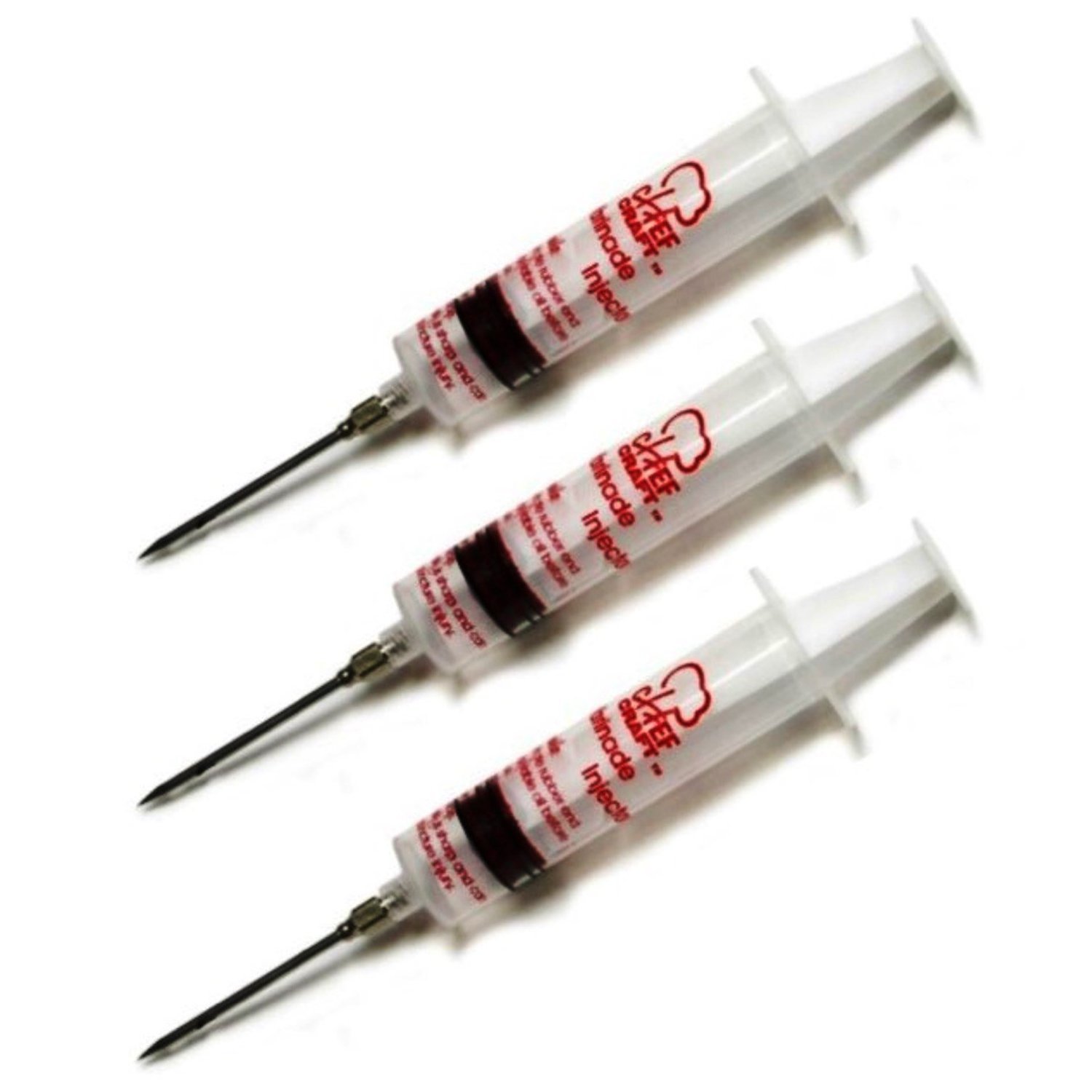 Meat Marinade Seasoning Flavor Injector, 1-ounce (Pack of 3)