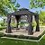 ABCCANOPY Hardtop Gazebo 8x8 - Outdoor Metal Hard Top Gazebo, Permanent Galvanized Steel Aluminum Framed Pavilion with Netting and Curtain for Patio Backyard Lawn Garden (Double Roof, Gray)