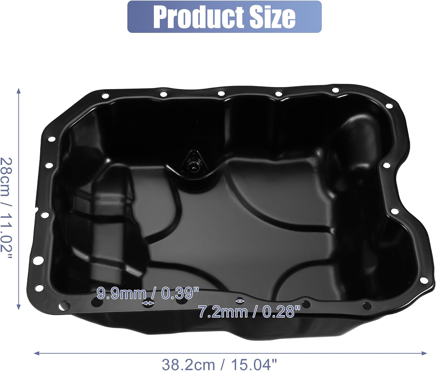 X AUTOHAUX Engine Oil Pan Replacement No.5047566AA for Dodge Dart 2012-2014 for Jeep Cherokee 2014