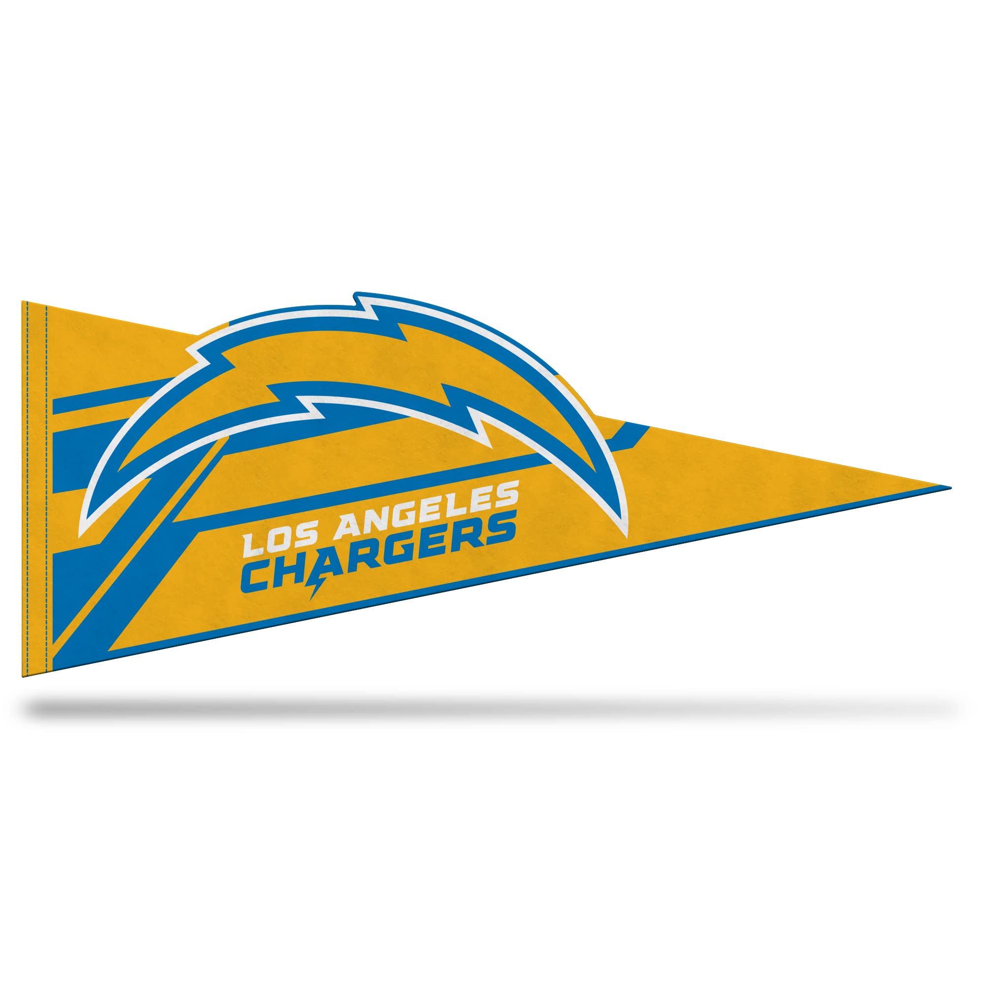 Fanions NFL Los Angeles Chargers EZ à accrocher sans endommager vos murs