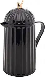 WOLFF Garrafa Térmica de Plástico Bird Preta 600ml - Enxoval - Organização - Decoração - Cozinha - Mesa Posta - Utilidades Domésticas - Perfeita Para Café e Chá