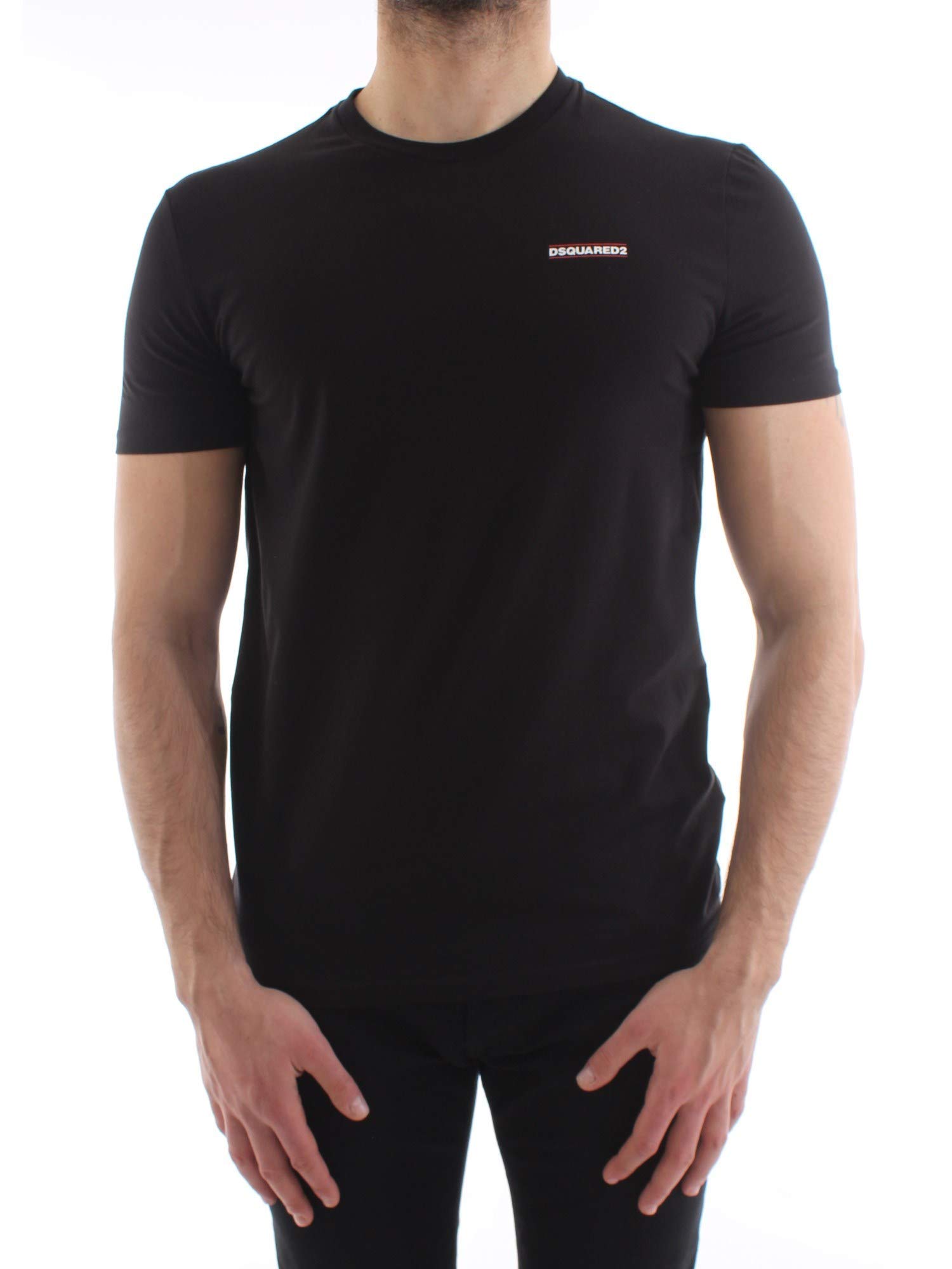 DSquaredDsquared2 Front Logo T Shirt Black X Large