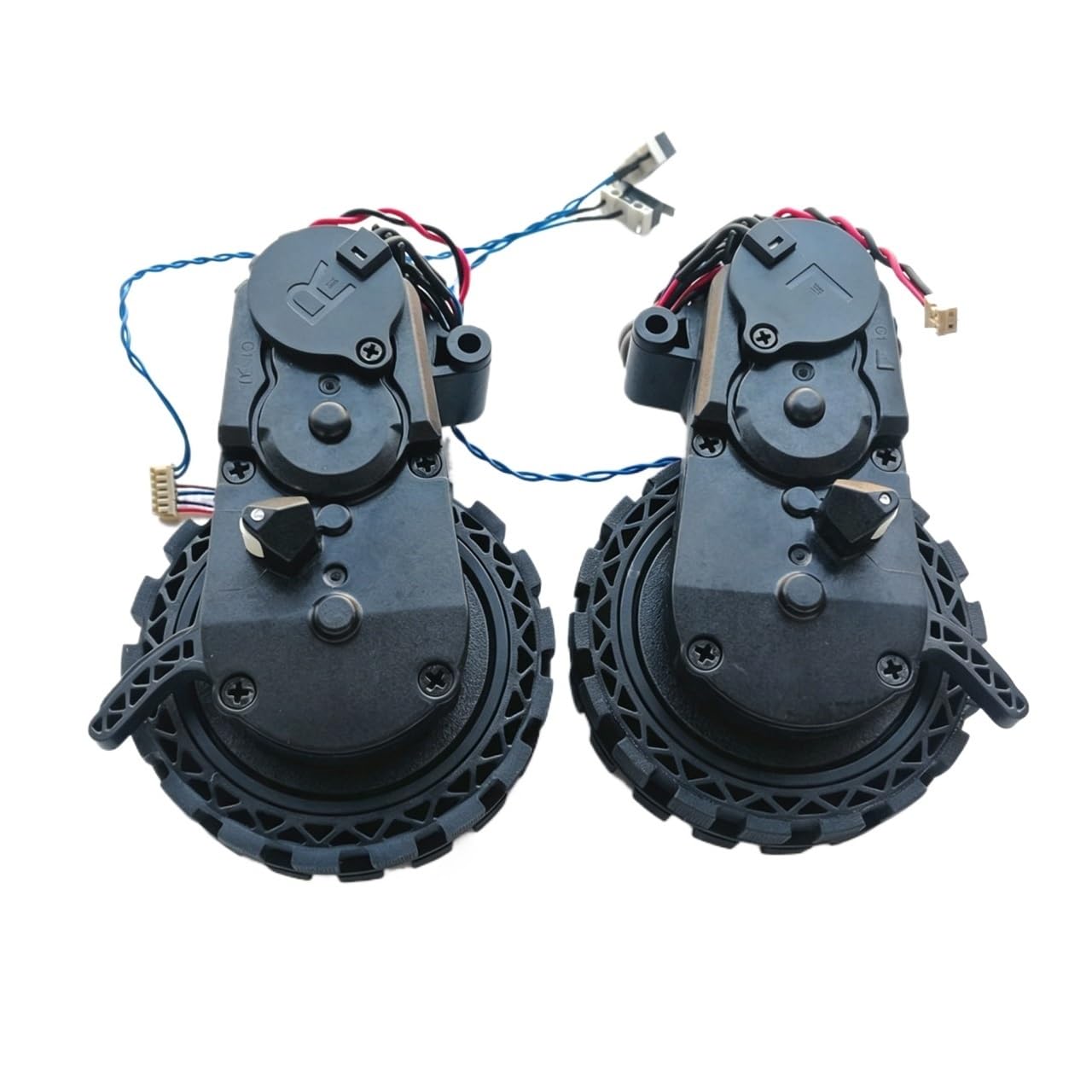Genterun L+R Vacuum Cleaner Wheel Motor Assembly,Compatible For Yeedi,Vac Station Dvx34 Hybrid Dvx24 Robotic Vacuum Cleaner Parts Wheel,Suitable For Various Surfaces(L+R)