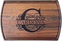 Personalized Engraved Cutting Board - Custom Walnut, Maple, Cherry Wood - Wedding, Anniversary, Housewarming Gift