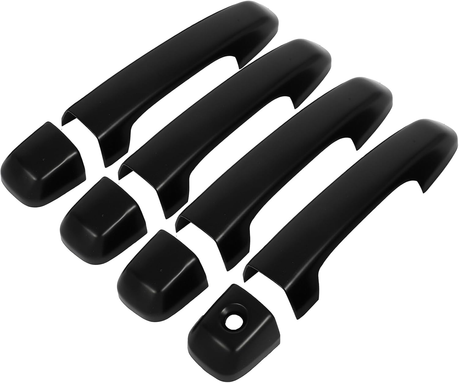 OCPTY 4PCS Door Handle Covers for 2010-2022 for Toyota 4Runner Exterior Driver Side & Passenger Side Car Door Handle Covers Trim Kit Black