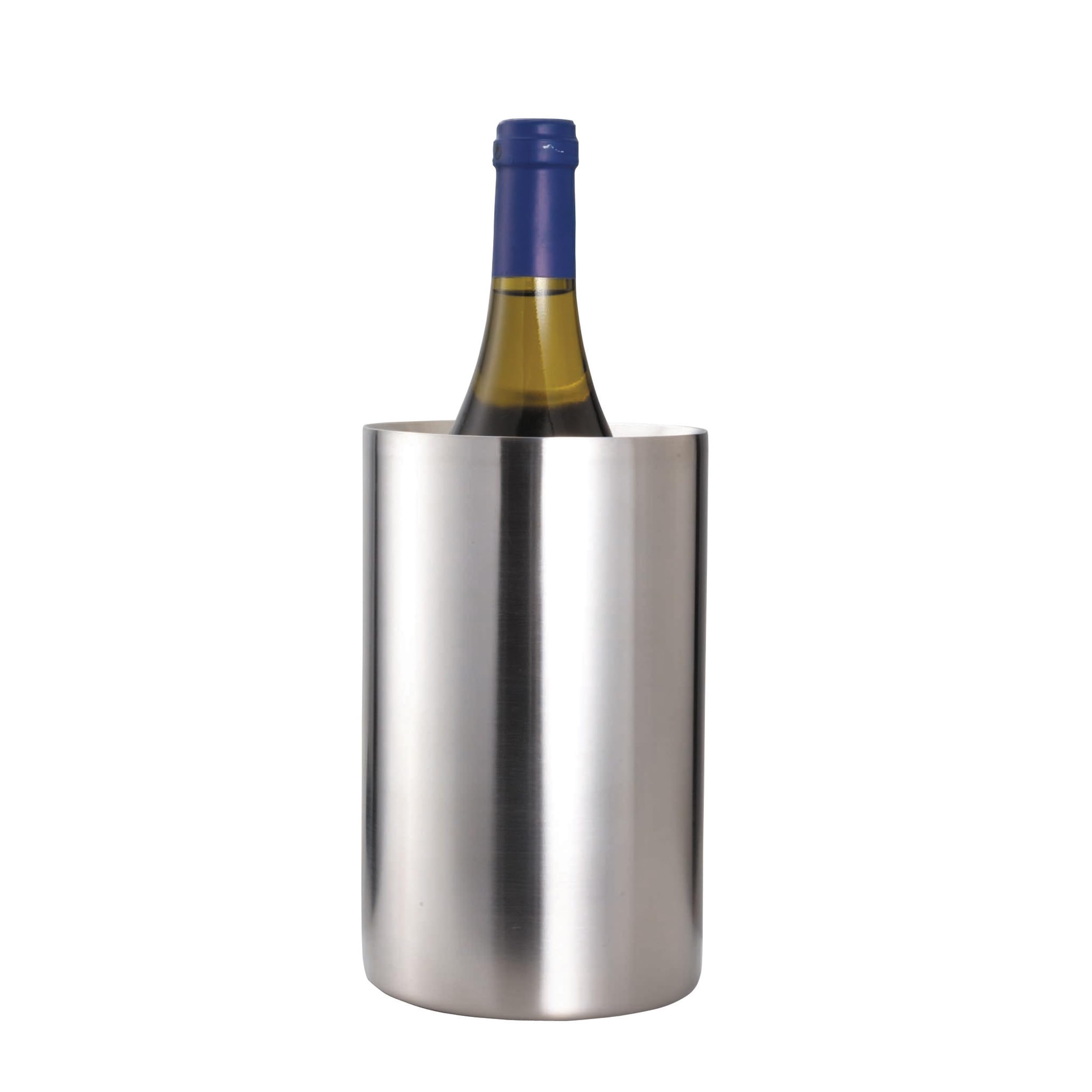 BarCraft KCBCWCOOLSS Single Bottle Wine Chiller in Gift Box, Stainless Steel, Silver — Amazon image 2