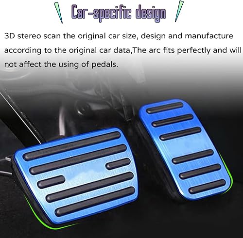 Miniatura 6 de Accesorios interiores personalizados para Acura ILXRDXTLXMDX Honda Civic EXLXEX-L CR-V Odyssey Passport Pilot Ridgeline, cubierta del pedal de freno