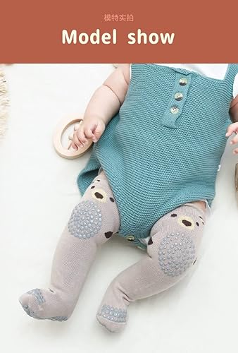 Miniatura 4 de Calcetines altos hasta la rodilla para niños pequeños, para niña y niño, antideslizantes con agarres, calcetines antideslizantes, calcetines para