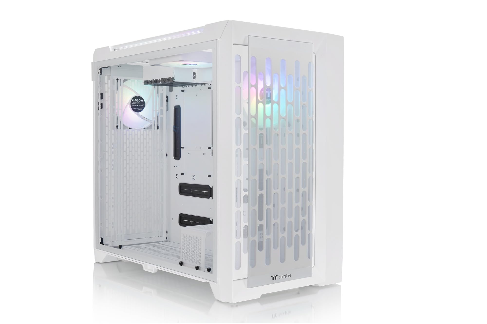 Thremaltake CTE C750 TG ARGB Snow/White/Win/SPCC/Tempered Glass*2/CT140 ARGB Fan*3/Brown Box-picture-13