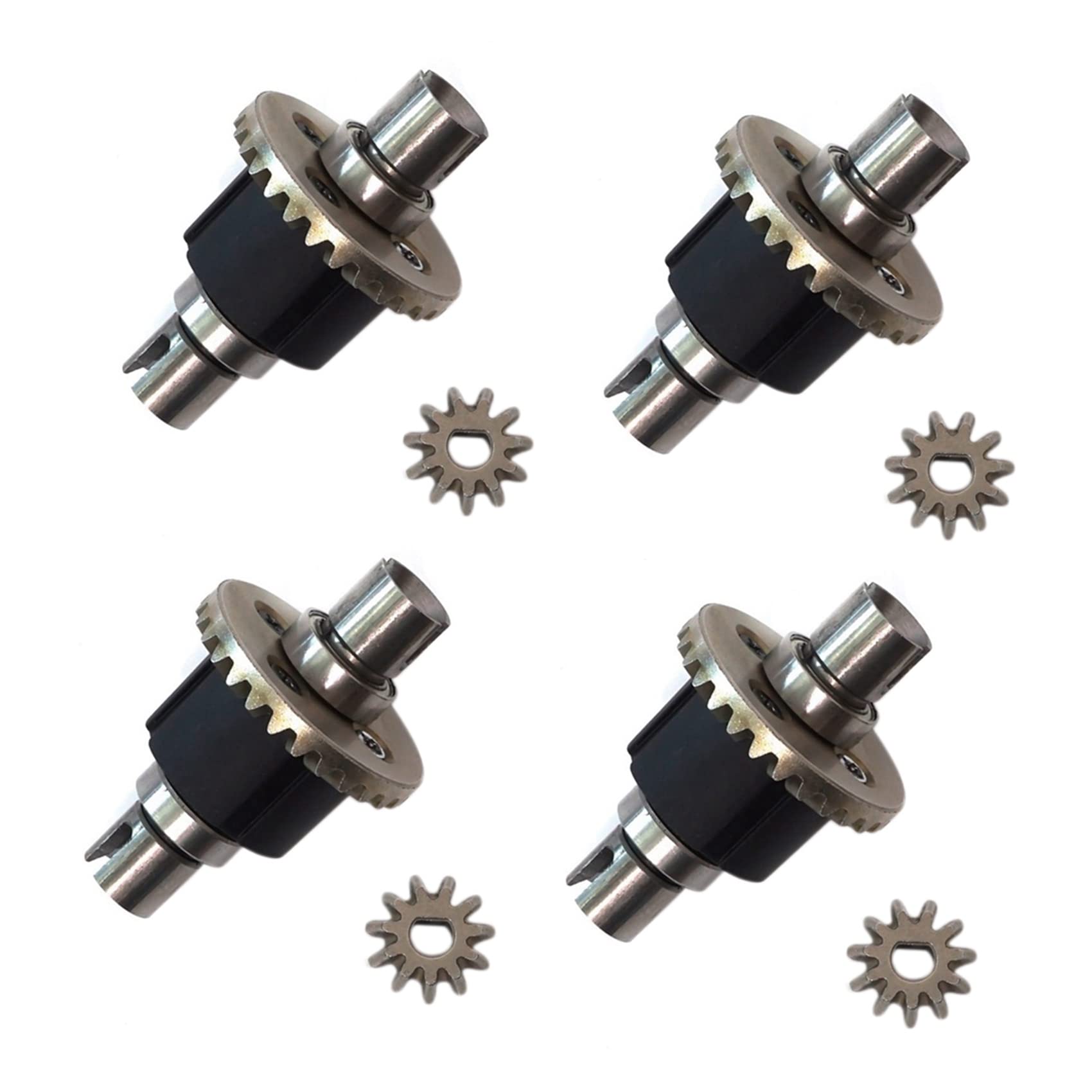 4 Ensembles de Différentiel à Engrenages en Métal pour SG 1603 SG1603 SG1604 UD1601 UD1602 1/16