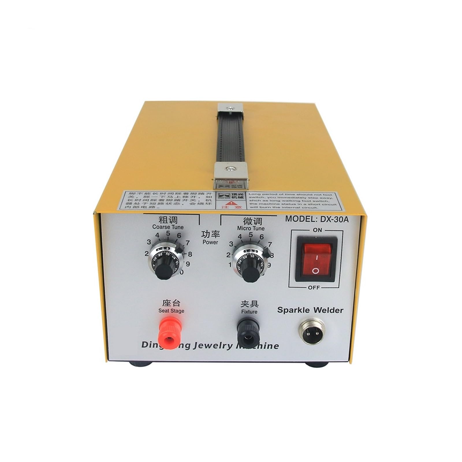 Soldadora láser de mano DX-30A, máquina de soldadura a tope por pulsos, equipo de joyería, herramienta for anillos de oro y plata, hebillas de boca. Para principiantes en bricolaje