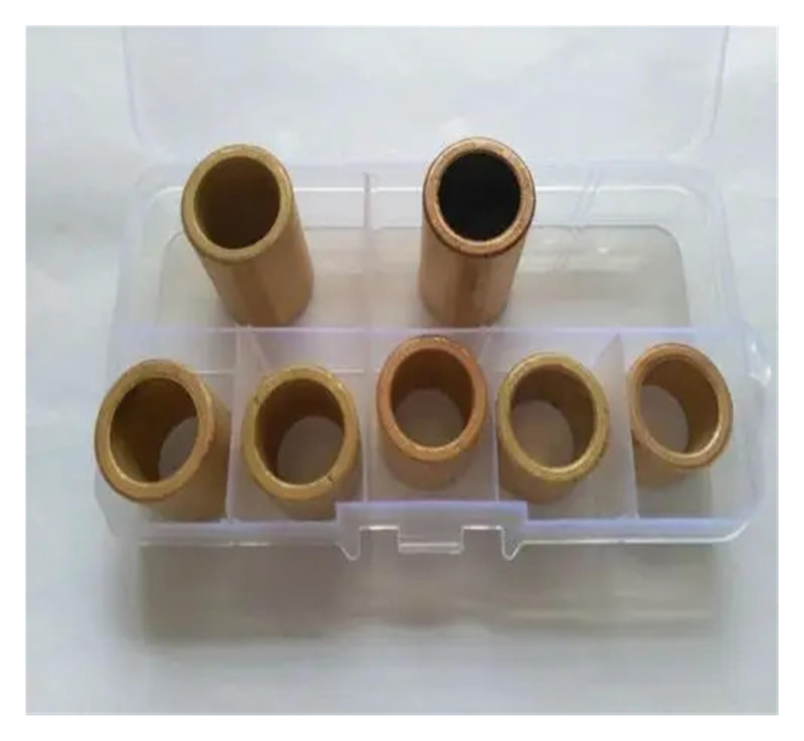 Keramik-Lager, 7 Stück 16 mm x 22 mm x 15 mm – 30 mm Pulvermetallurgie Öl Kupferhülse Messing Sets Sortiment
