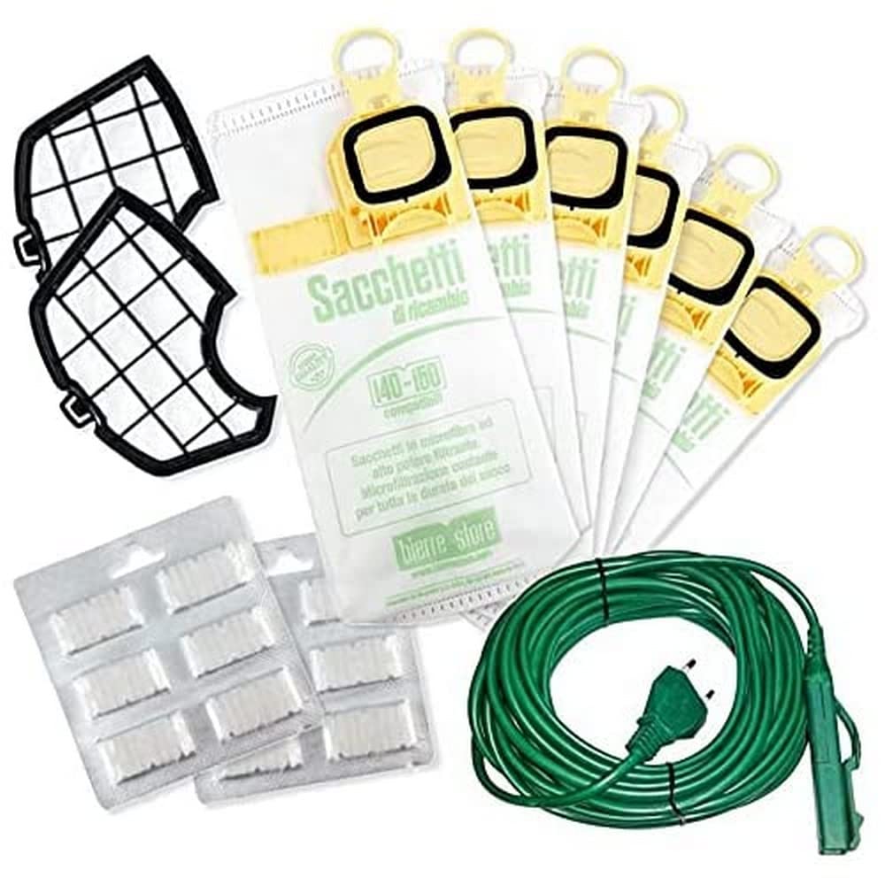 Sacchetti Folletto VK140 VK150 - 12 Pezzi In Microfibra 5 Strati Alta Filtrazione - Foto 4
