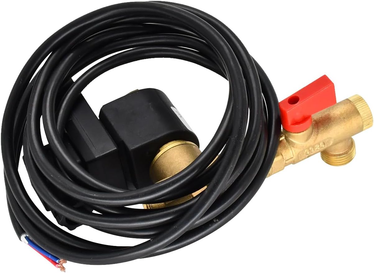 Timed Electric Auto Drain Valve Kit 37995891 Compatible with Ingersoll Rand Air Compressor