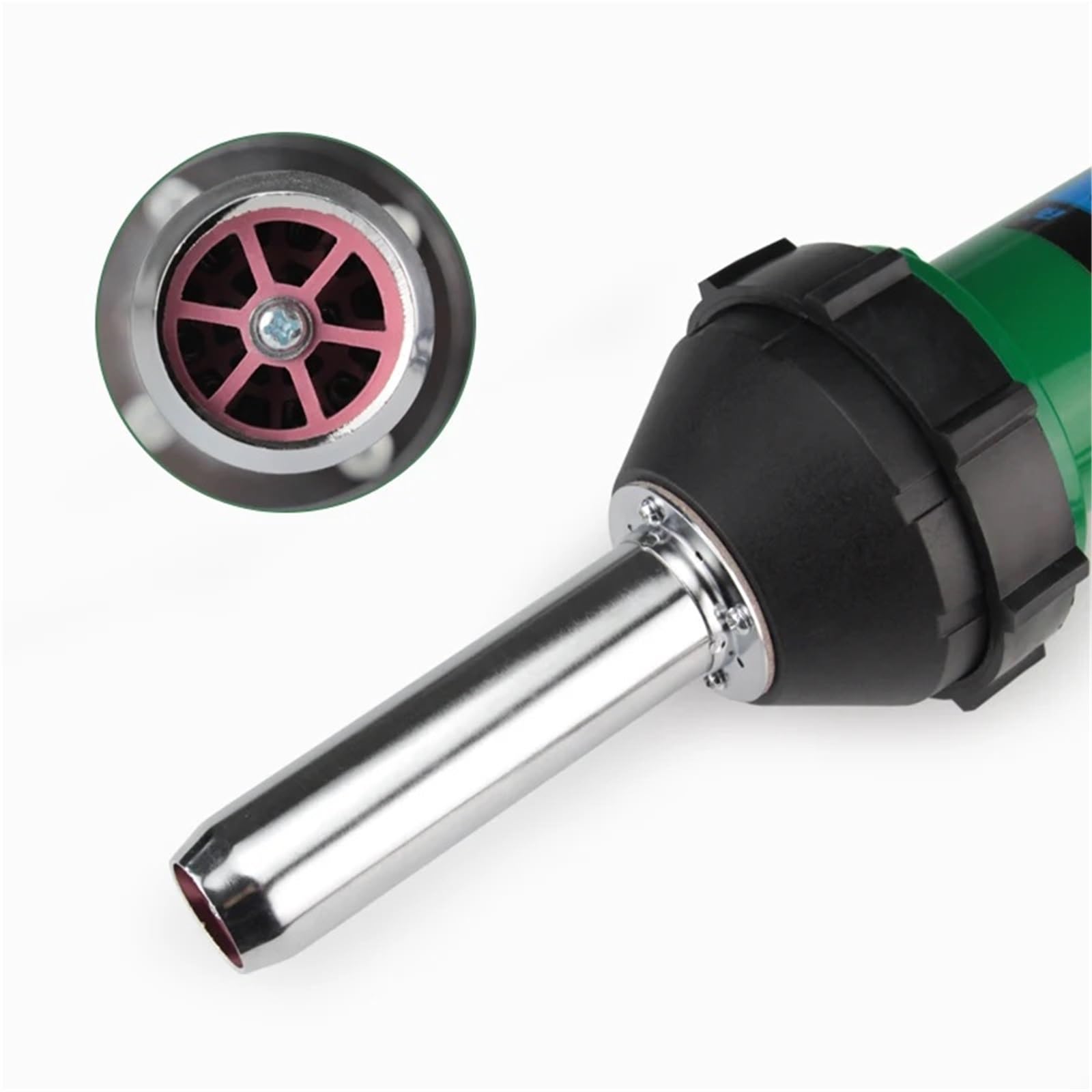 Pistola per saldatura ad aria calda da 1080 W/1600 W, pistola per saldatura in plastica integrata in PVC per saldatura e riparazione di plastica Saldatore Pistola Riparazione Macchina