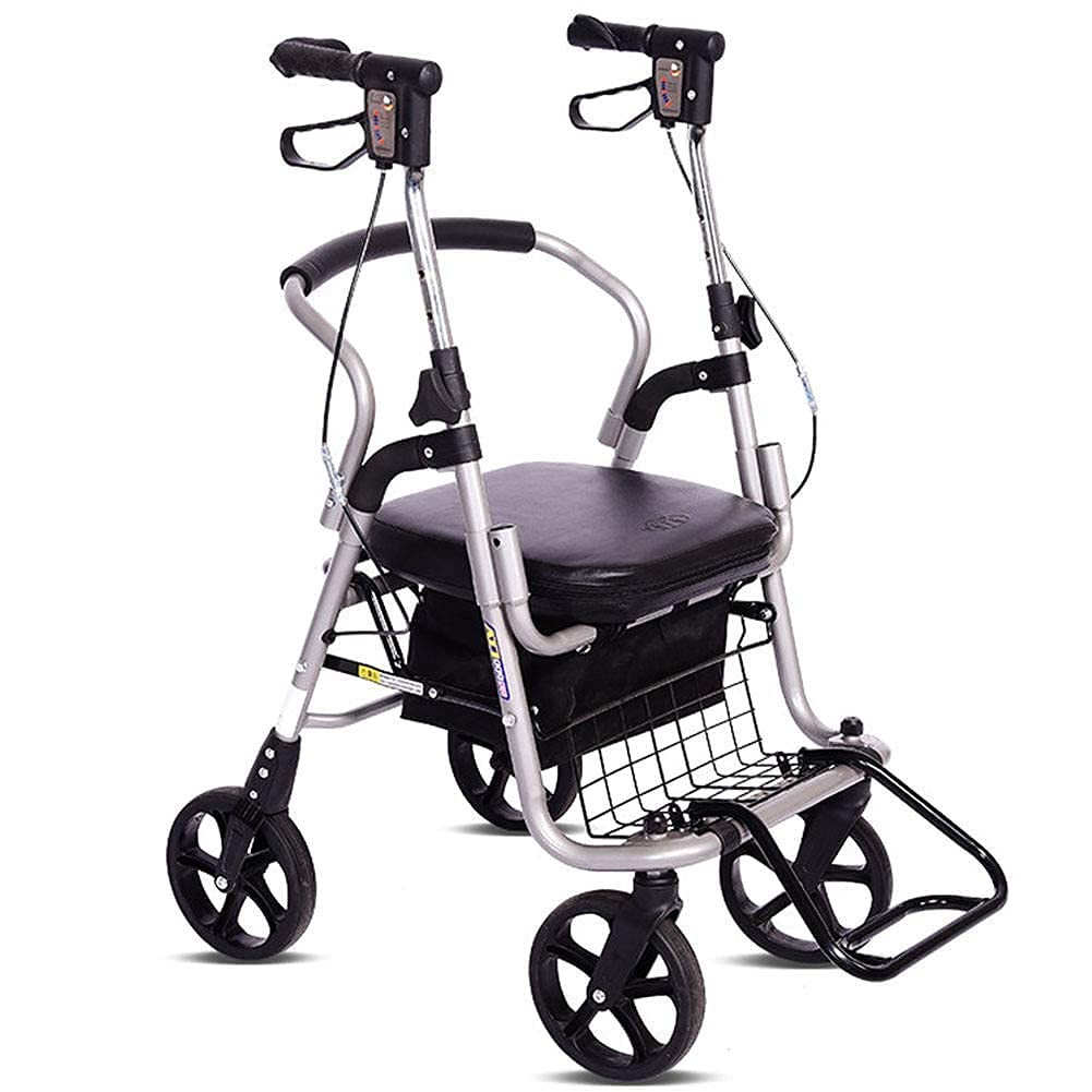 Buy DERUKKTTY Folding Mobility Rolling Walker Light Weight Rollator