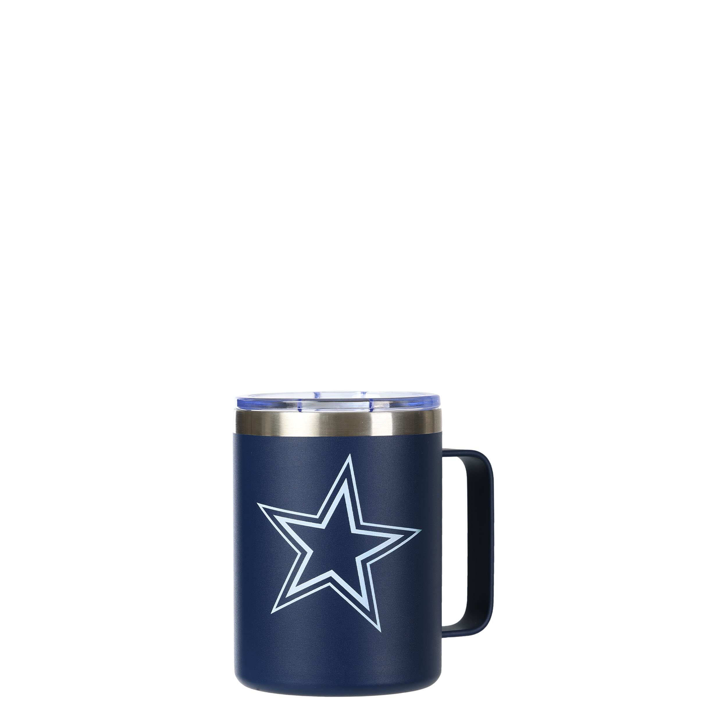 FOCO NFL unisex-adult NFL Team Color Insulated Stainless Steel 14oz Travel Mug w Lid