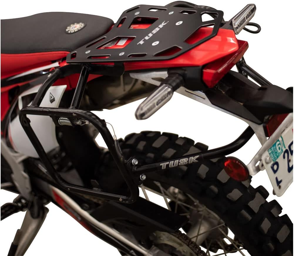 Tusk Top Rack Luggage Carrier Rear Tail Rack Compatible with Honda CRF450RL 2021-2026