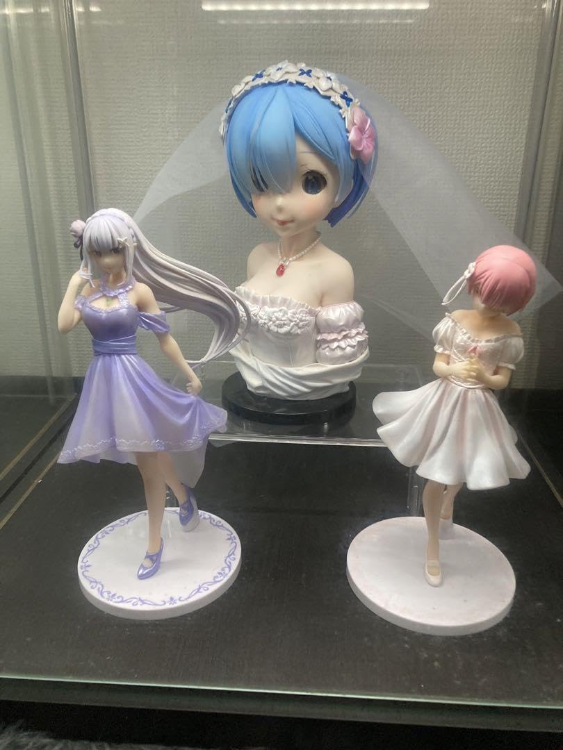 リゼロ ラム　レム　エミリア　アートスケールフィギュア Amazon.co.jp: リゼロ アートスケールフィギュア 一番くじ レム ラム
