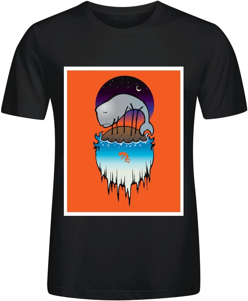 Wilsons Whale Crew Neck Tee-Shirt For Men Black