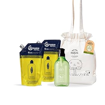 ロクシタン　スヌーピー ボトル コラボ　ヴァーベナ　シャワージェル　リフィル Amazon.co.jp: ロクシタン(L'OCCITANE) SNOOPYスプリング
