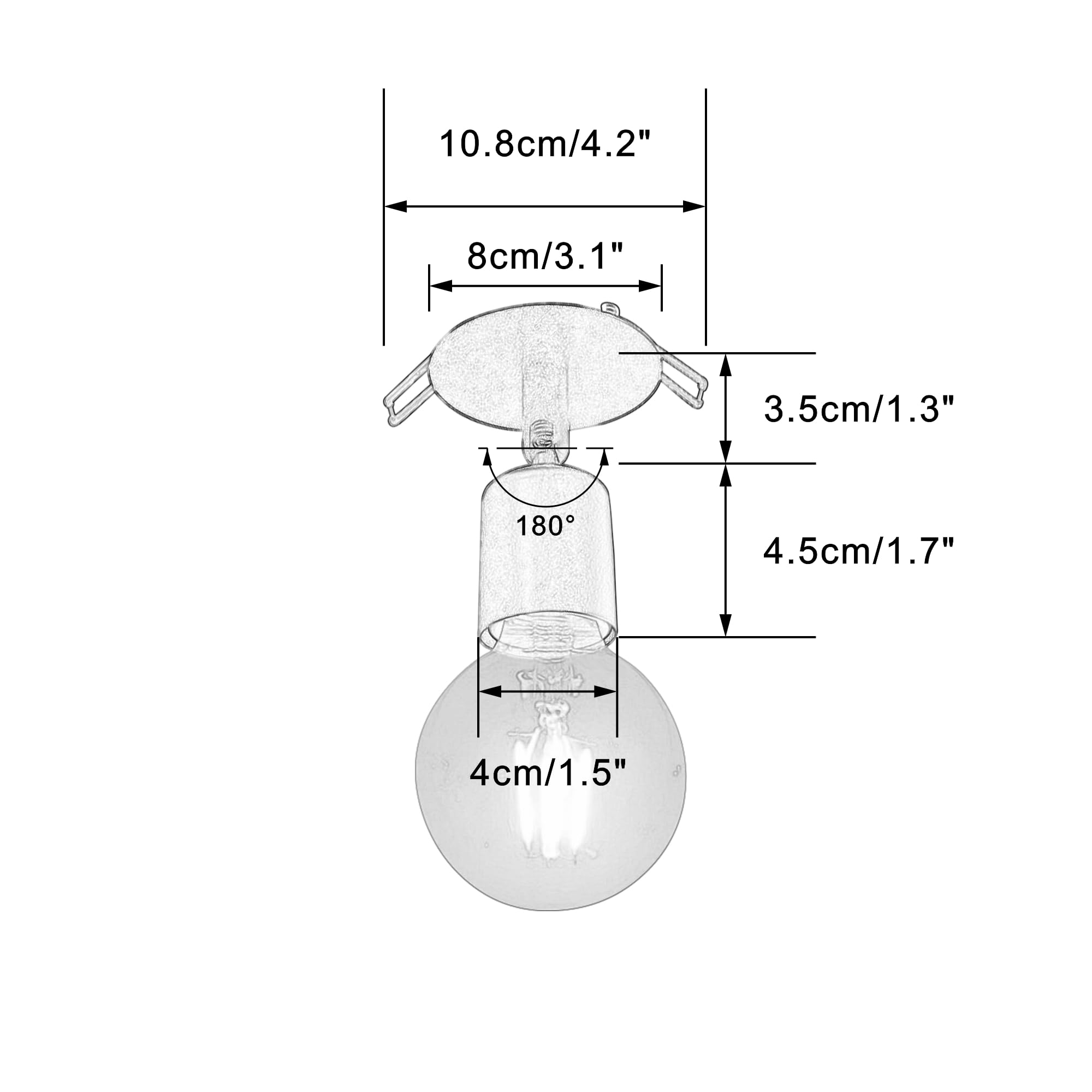 Amazon.co.jp: FSliving LEDダウンライト コンセント式 器具一体型
