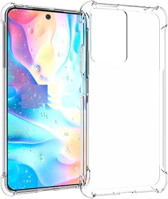 USTIYA Case for Mi 11T / Xiaomi 11T Pro Clear Crystal Soft TPU Four Corners Bumper Protect Camera Protective Cover Transparent Phone Case