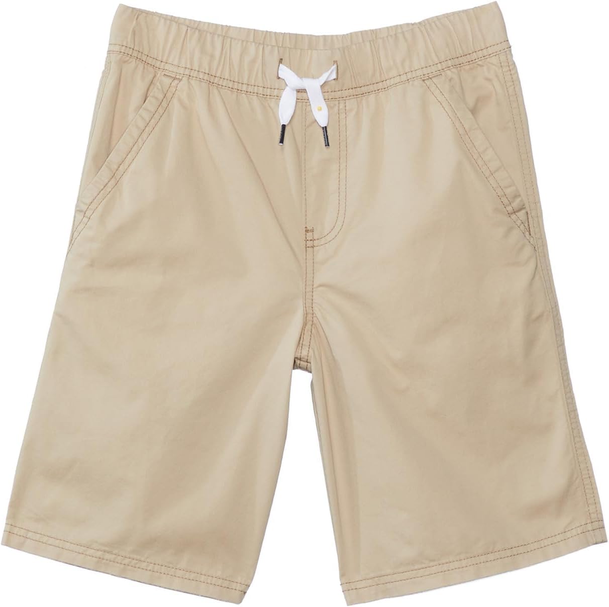 Tommy Hilfiger Boys Pull-on Woven Short, Drawstring Closure Small Light Khaki