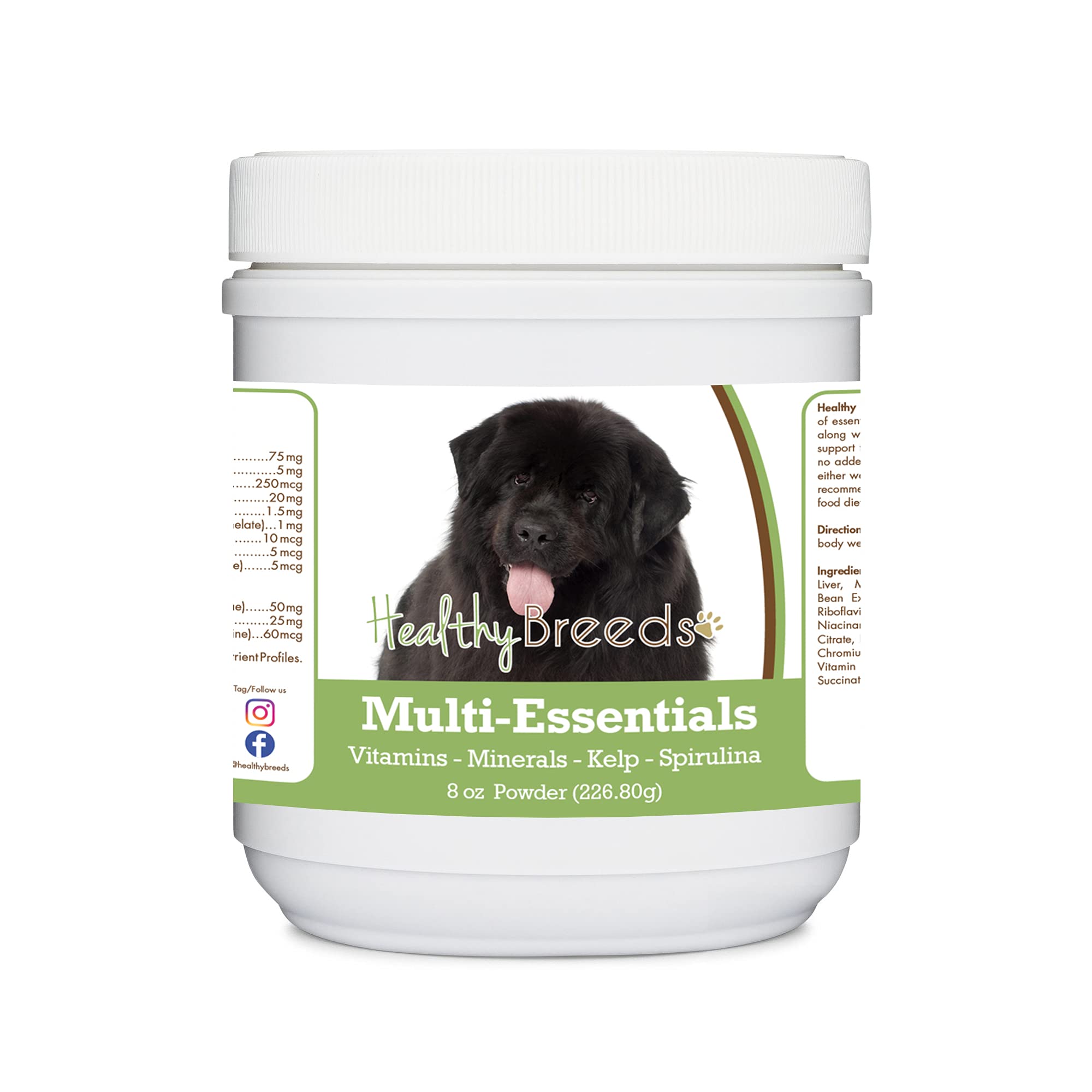 Healthy Breeds Newfoundland Multi-Essentials Powder for Dogs 8 oz