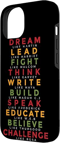 Miniatura 5 de Funda negra para iPhone 13 Pro Max del mes de la historia afroamericana para hombres y mujeres