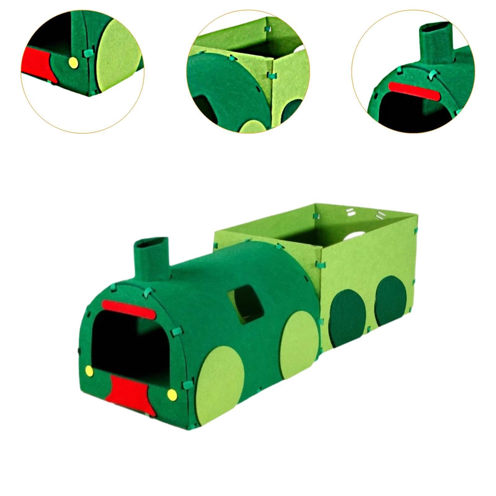 Tunnel pour Chats avec Entrées et Cachette, Idéal pour Les, Chatons et Petits Animaux, 2 Volets