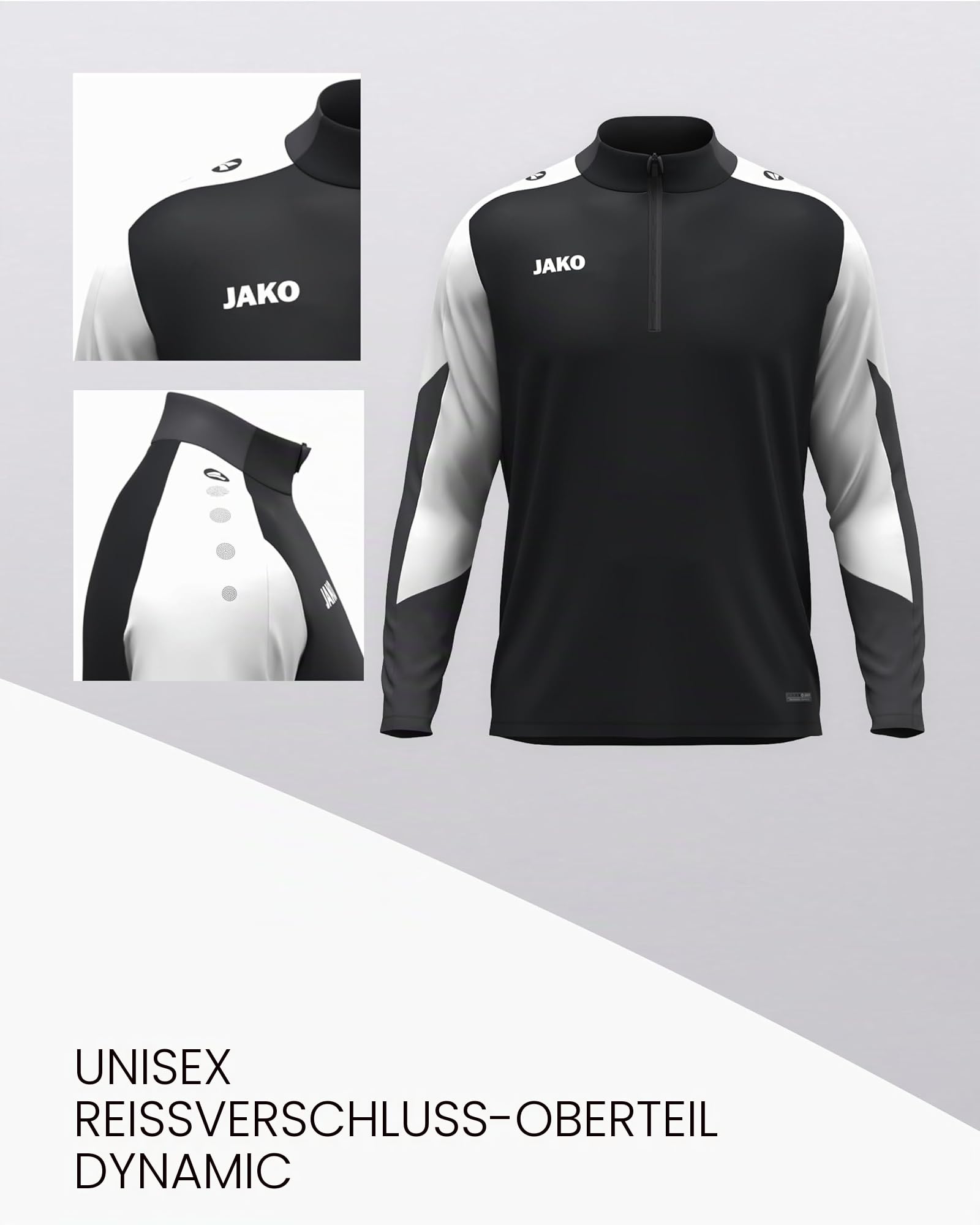 JAKO Dynamic Ziptop Sweatshirt Herren