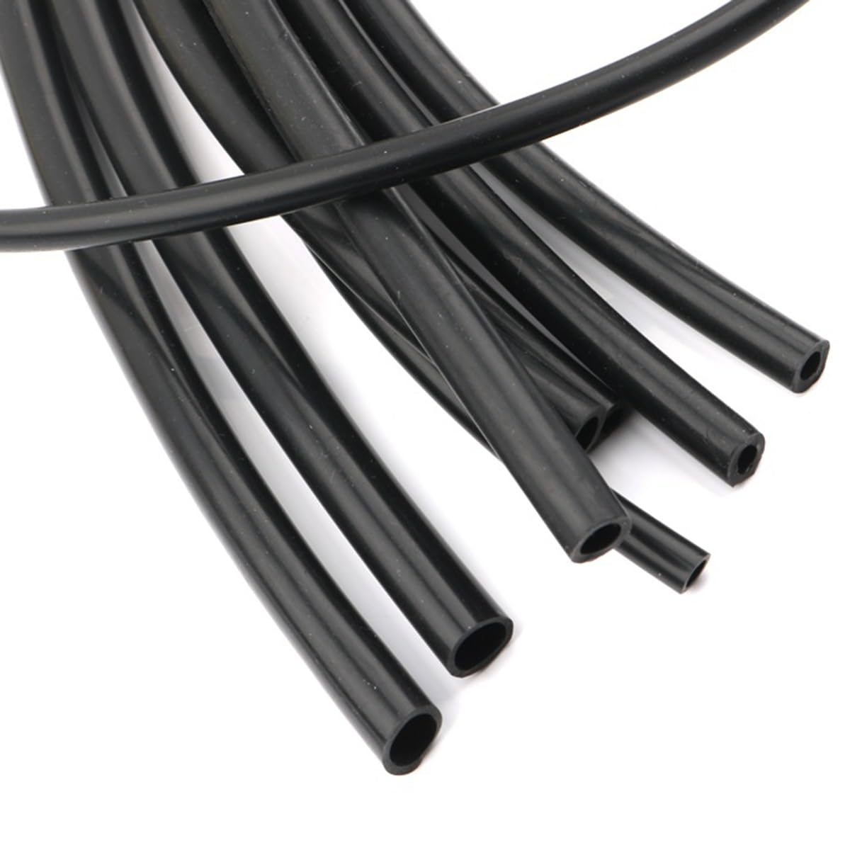 Tubo Flessibile In Gomma Siliconica Nera Da 1 M/5 M/10 M, 1 2 4 5 6 7 8 9 10 11 12 14 16 Mm, Tubo Flessibile In Silicone Morbido(10 Meters,ID 5mm x OD 8mm)