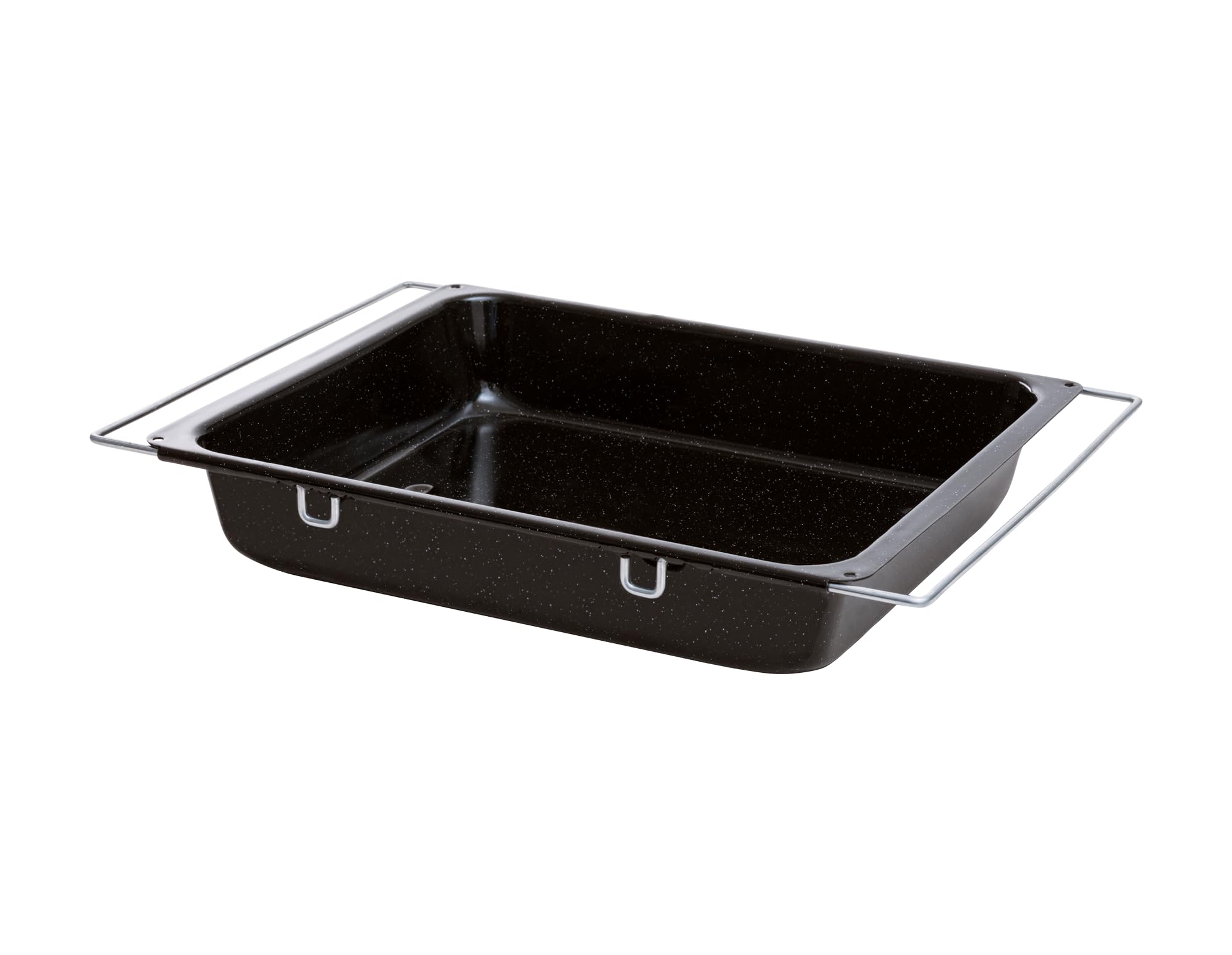 Riess, 0408-022, Backblech Multiflex hoch, CLASSIC - BACKFORMEN, Maße 41-5 x 33 cm, Höhe 7,0 cm, Emaille, schwarz, verstellbar, Induktion