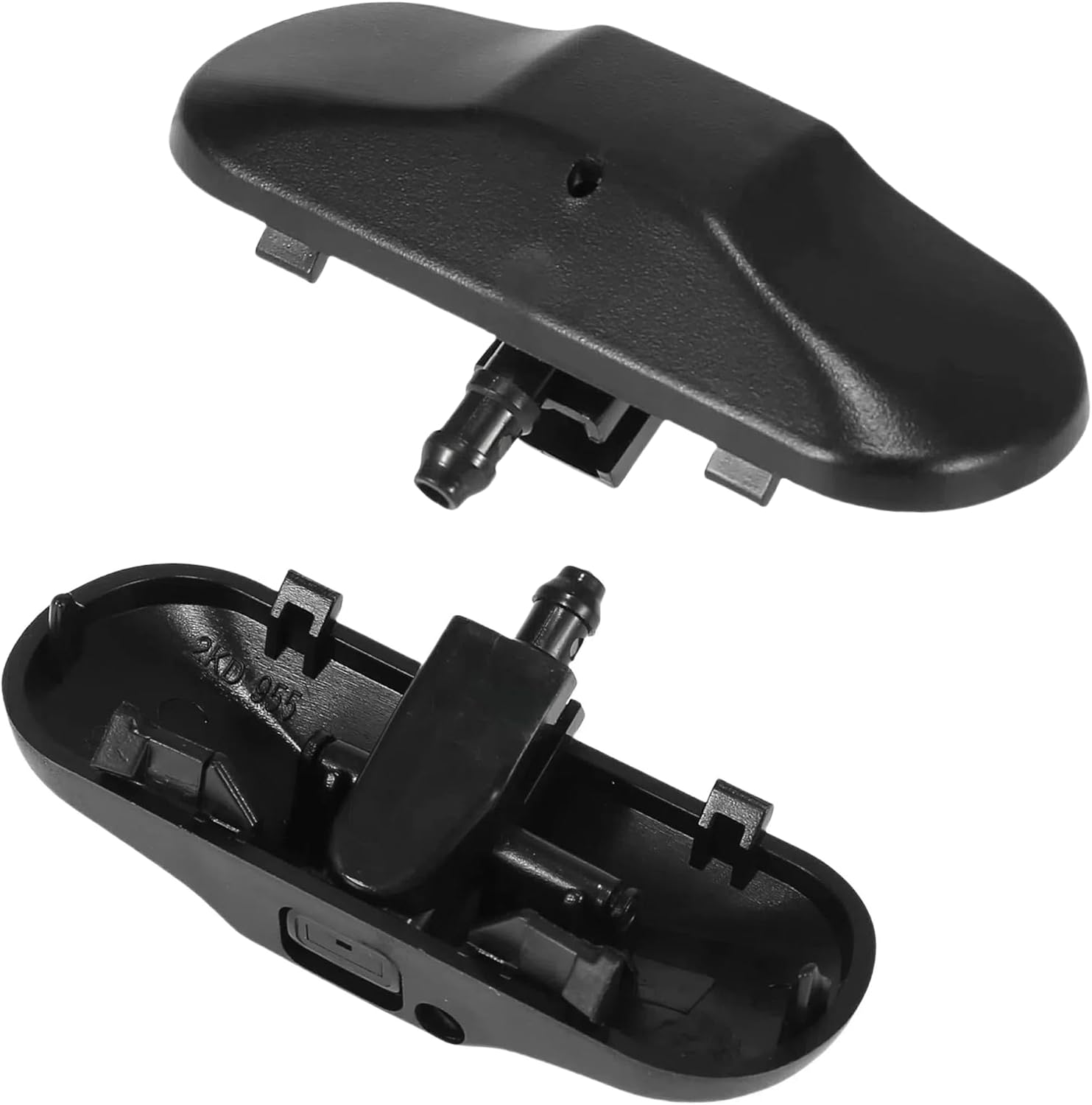 2KD955985 Left and right windshield washer nozzles (non-heated) for Volkswagen Touareg, Golf, Beetle, Passat and more. Replaces 5M0955986 2KD955986 (2 pcs)