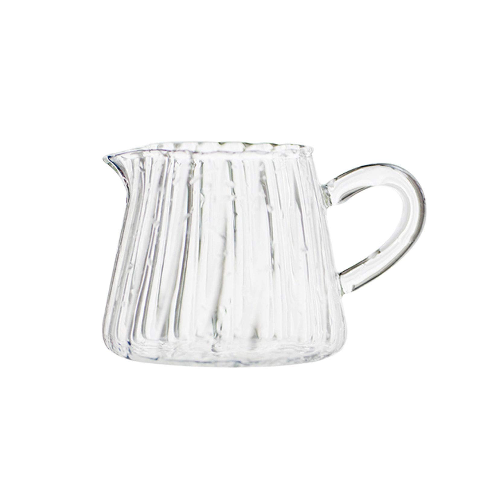 Salsa Salsa Bote Hogar Tetera De Vidrio Resistente Al Calor Lata De Bebida De Jugo De Fruta Diaria Jarra De Leche De Café Británico Taza De Leche Calentada Por Microondas, Adecuado Para Cafés Familia