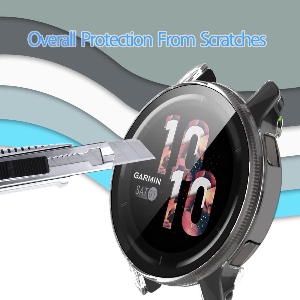 2 Pièces] Coque Compatible Avec Garmin Venu 4 41mm, [TPU