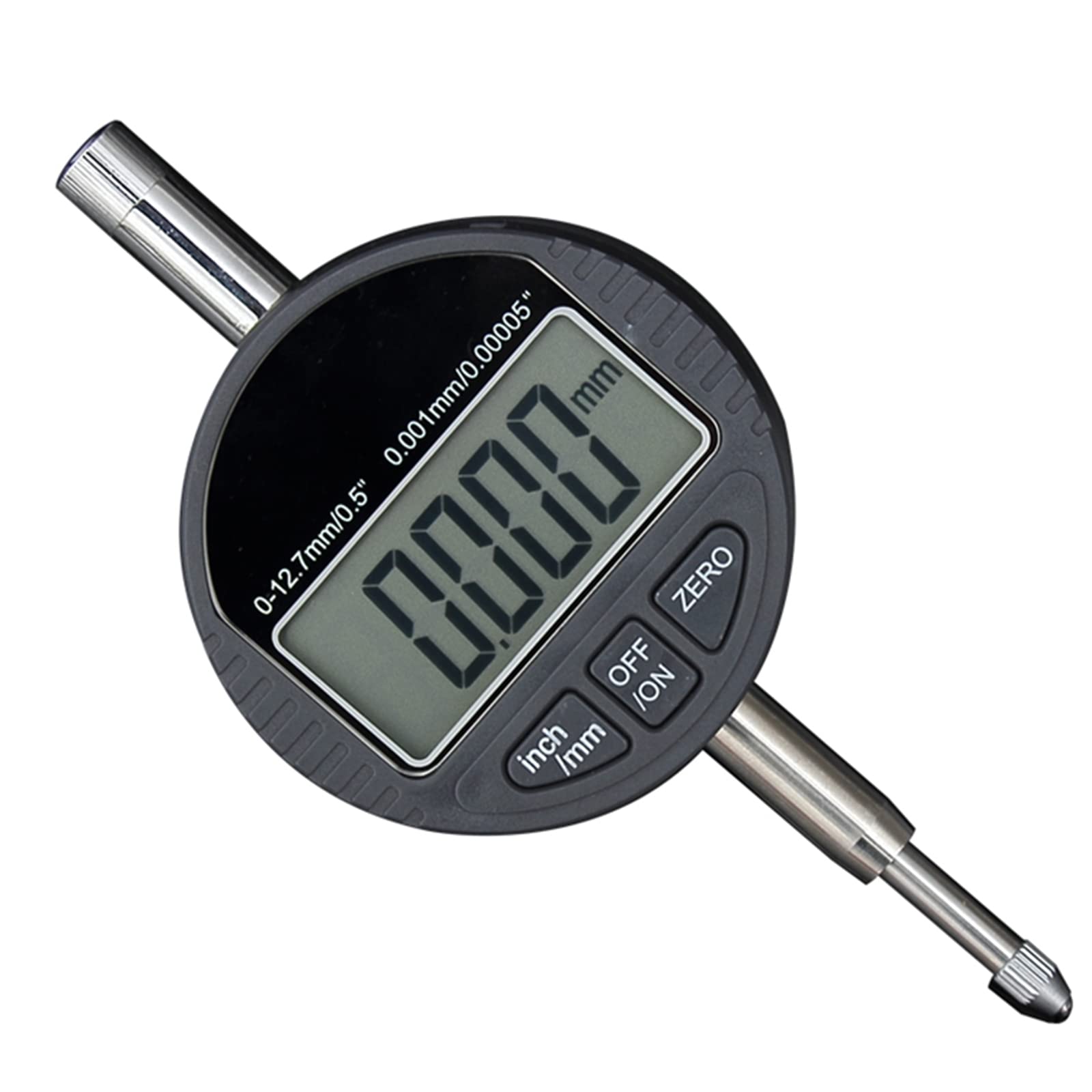 Maizoon Cyfrowy wskaźnik tarczy, 0-12,7 mm * 0,001 mm zasięg LCD, elektroniczny miernik mikrometrowy