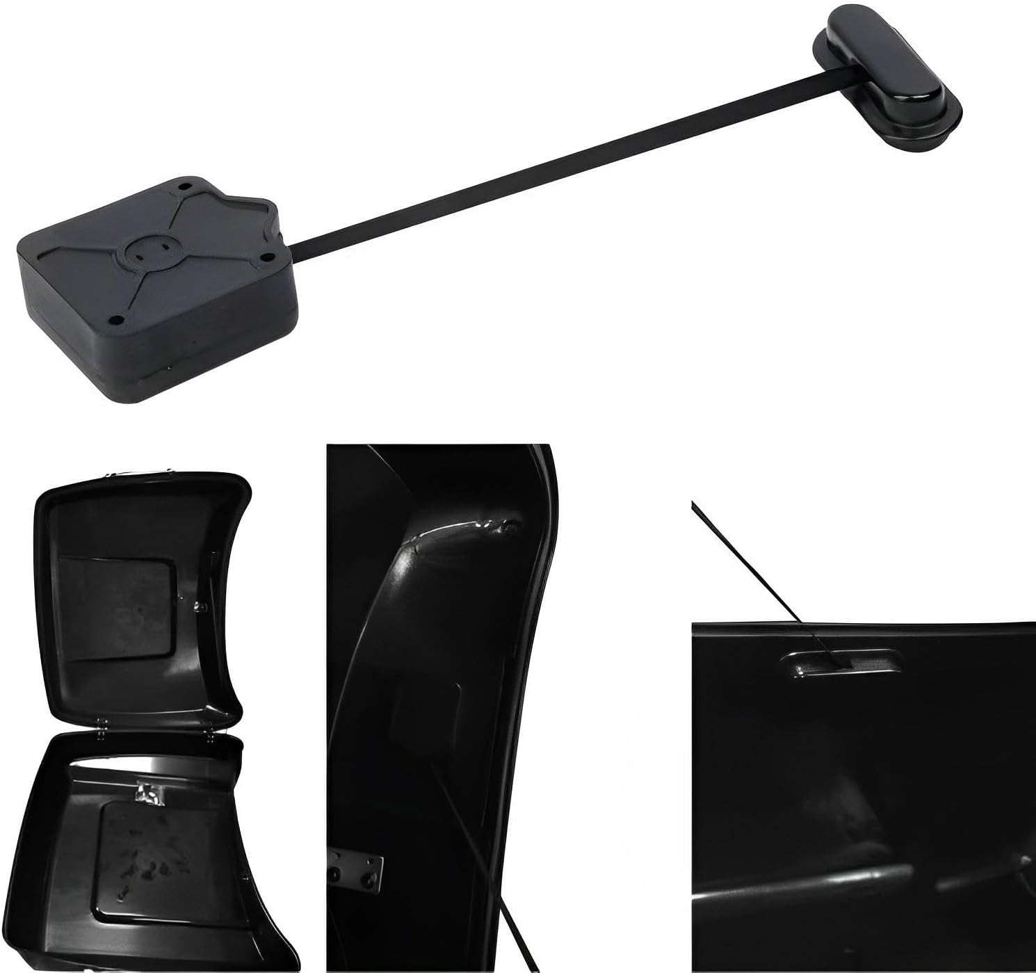 Tour Pak Pack Lid Tether for Harley Davidson Touring Road king, Road glide, Street glide & Select CVO 2014-Later (Saddle Bags-Tour Pak Pack Lid Tether)