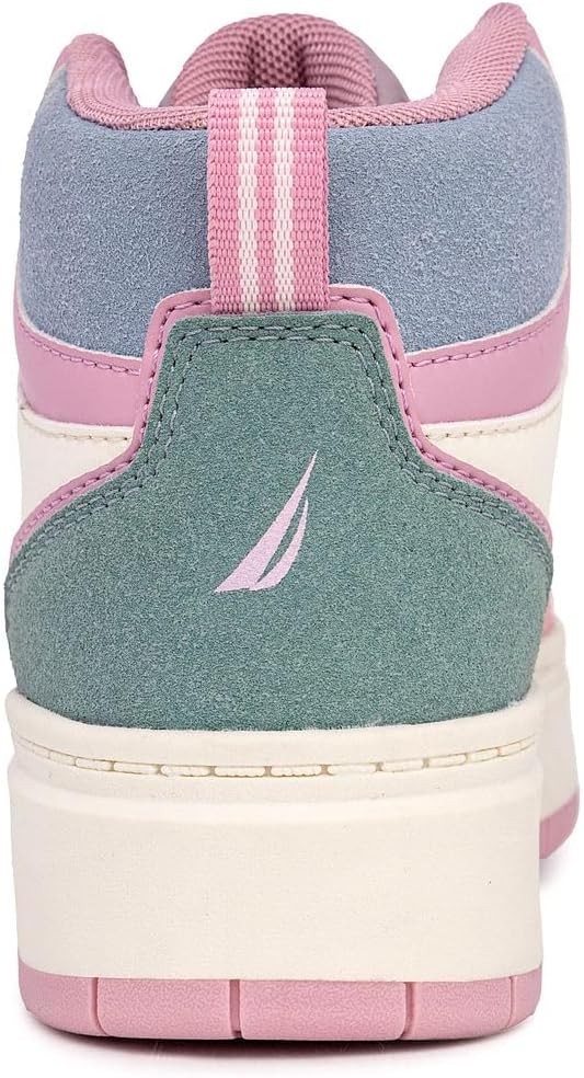 Nautica Kids Sneaker: Lace-Up Fashion Shoe with Boot-Like High Top Design for Boys and Girls (Big Kid/Little Kid Sizes) - Horizon